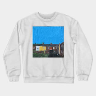 Back Of Houses, York, England Crewneck Sweatshirt